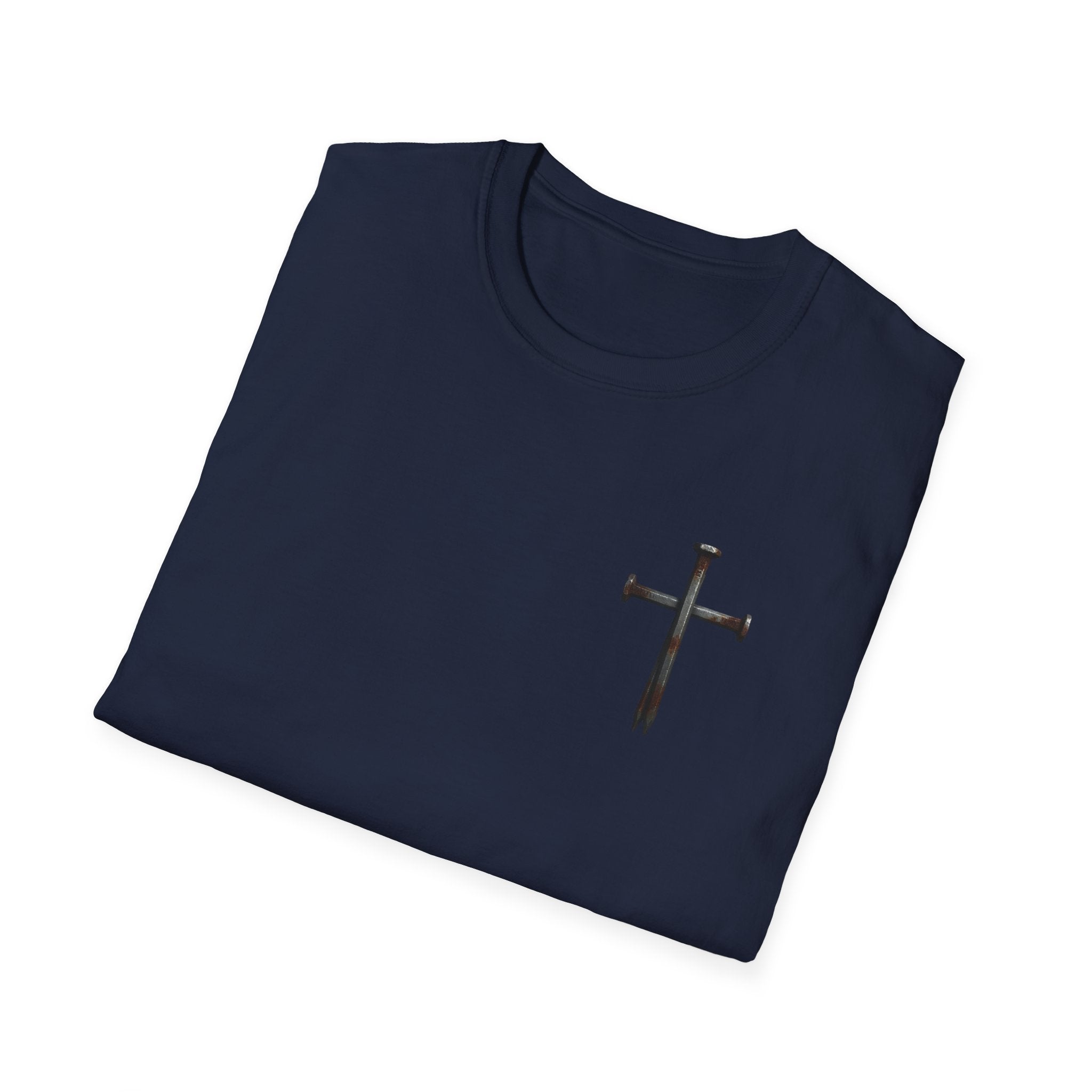Faith Over Fear Christian T-Shirt with Cross