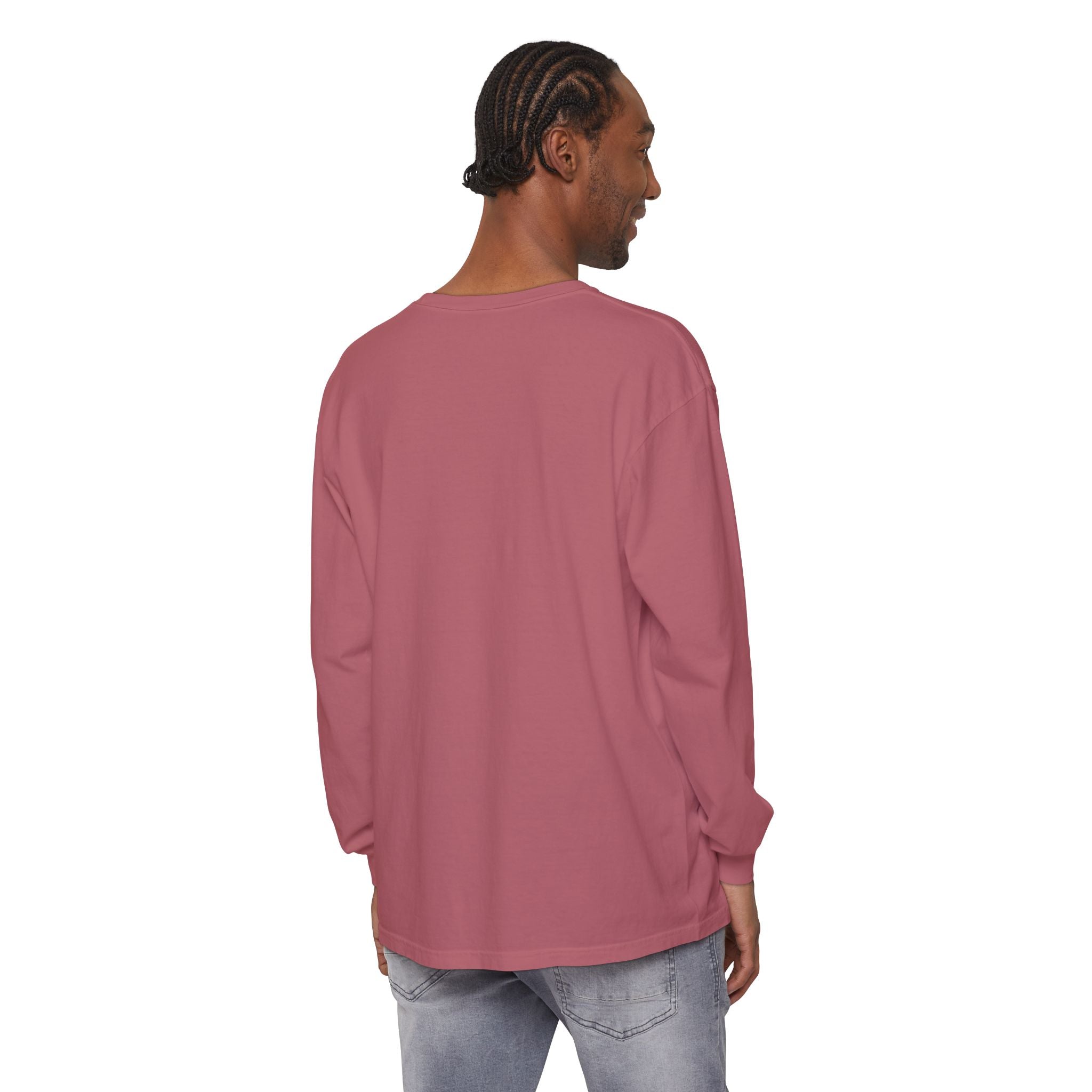 Christian Long Sleeve T-Shirt — "With God All Things Are Possible" (Matthew 19:26)