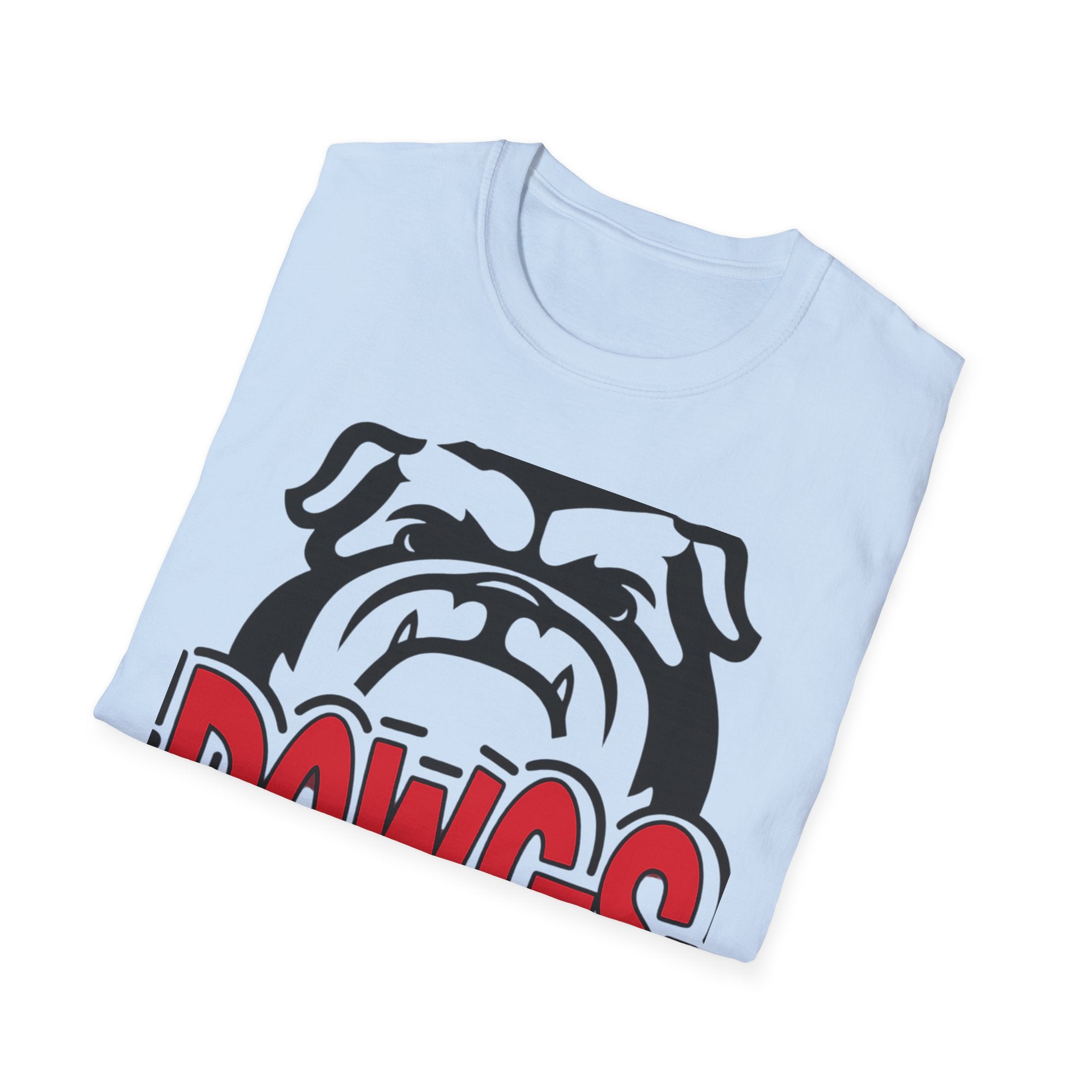 Dawgs Bulldog T-Shirt — Retro Red & Black Team Spirit Tee