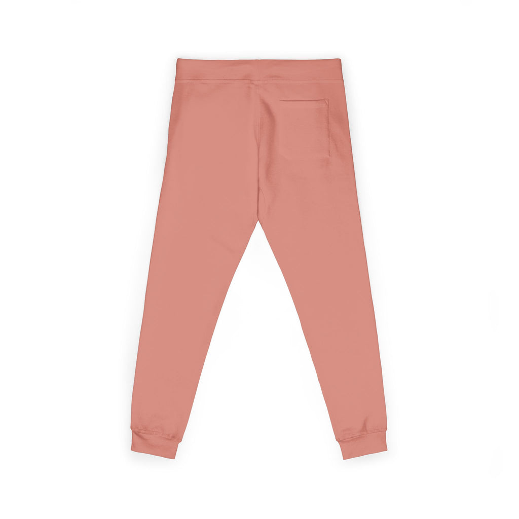 Embroidered Cross Sweatpants — Unisex Fleece Joggers