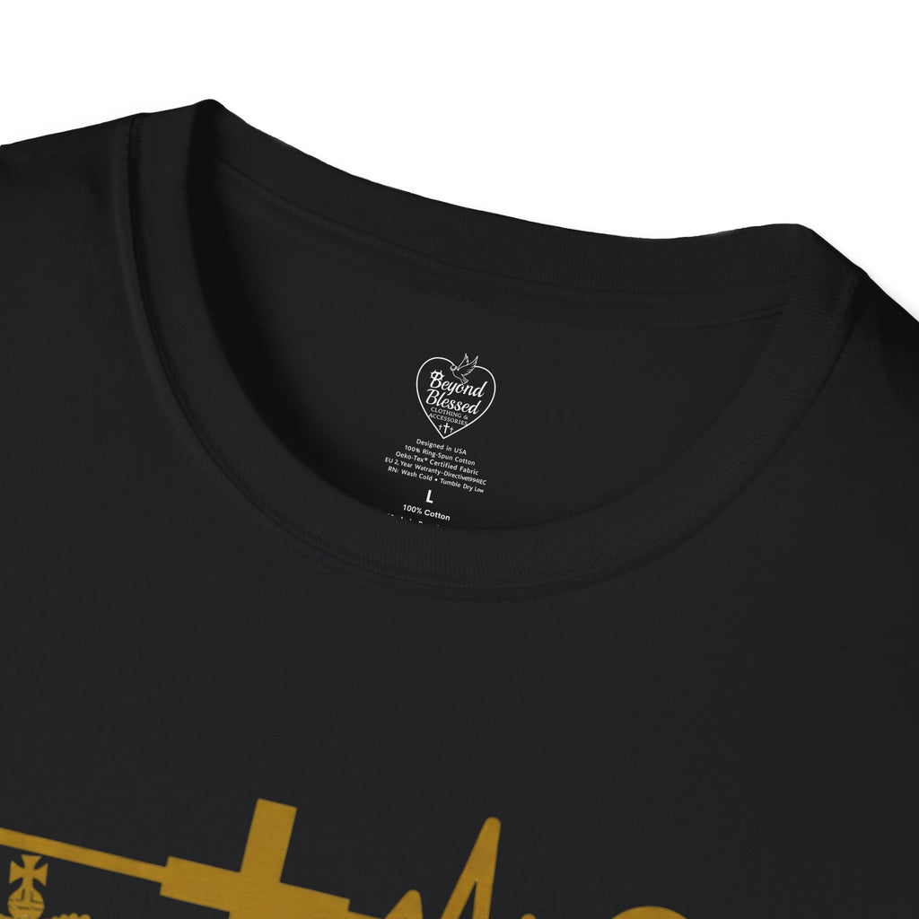 Deuteronomy 28:6 Christian T-Shirt — 'Blessed Going In & Going Out'