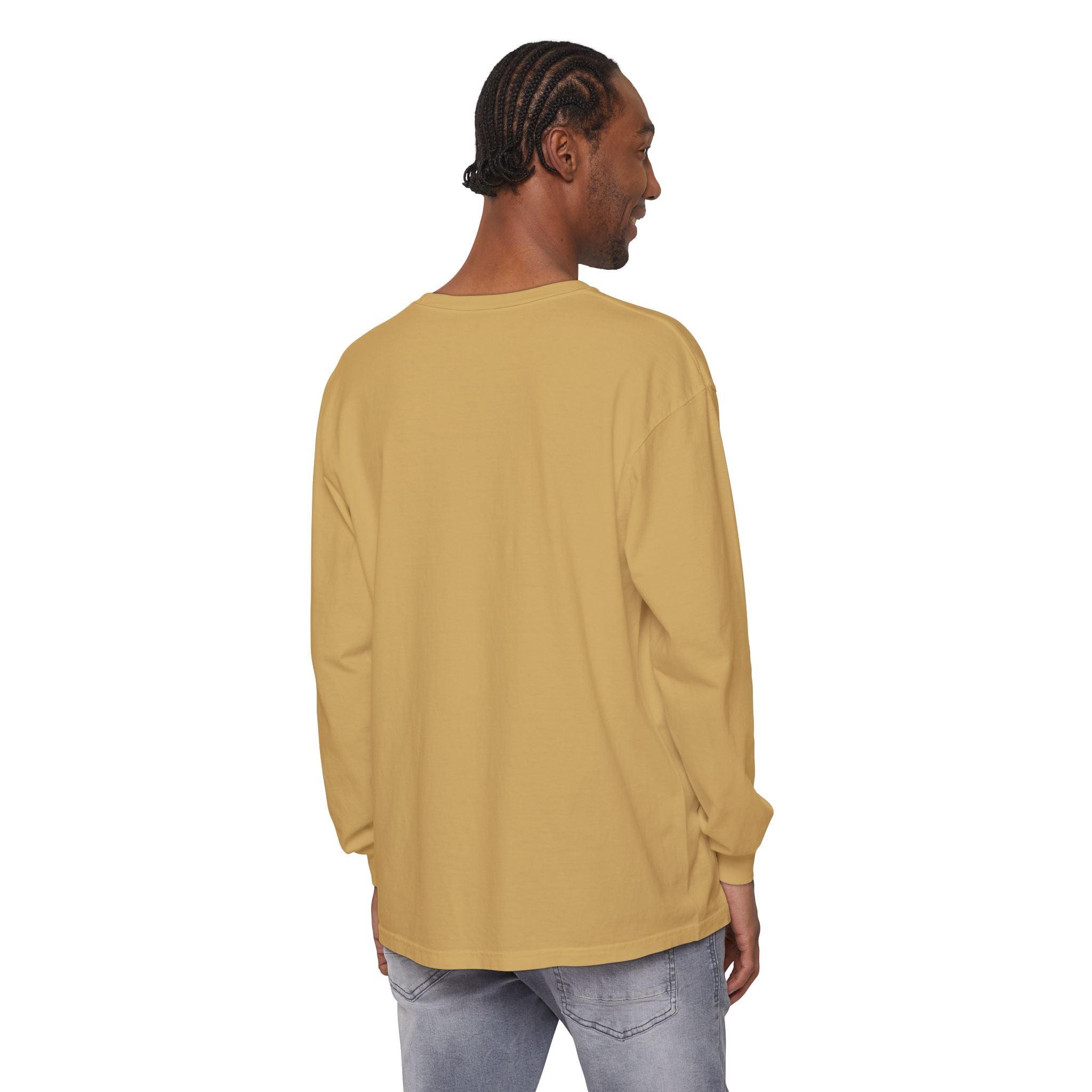 Christian Long Sleeve T-Shirt — "With God All Things Are Possible" (Matthew 19:26)