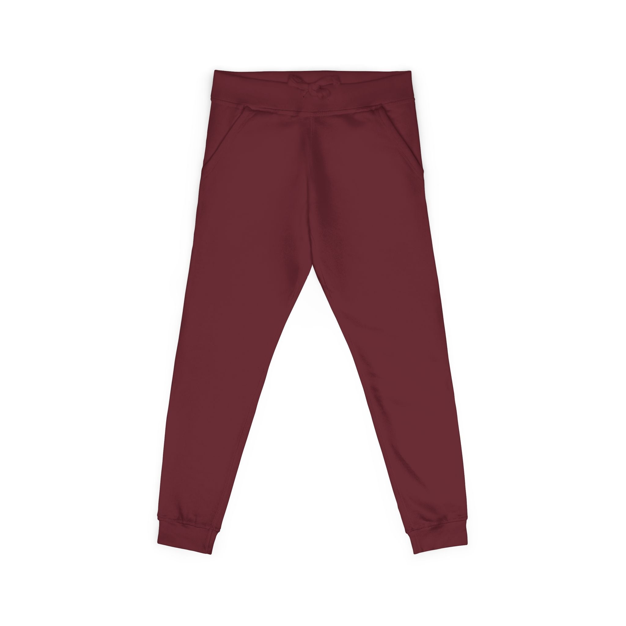 Embroidered Cross Sweatpants — Unisex Fleece Joggers