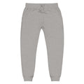 Embroidered 'Jesus Did It' Sweatpants — Fleece Religious Lounge Pants Carbon Grey