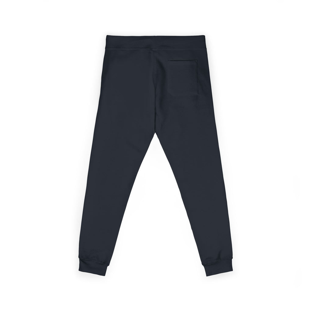 Embroidered Cross Sweatpants — Unisex Fleece Joggers