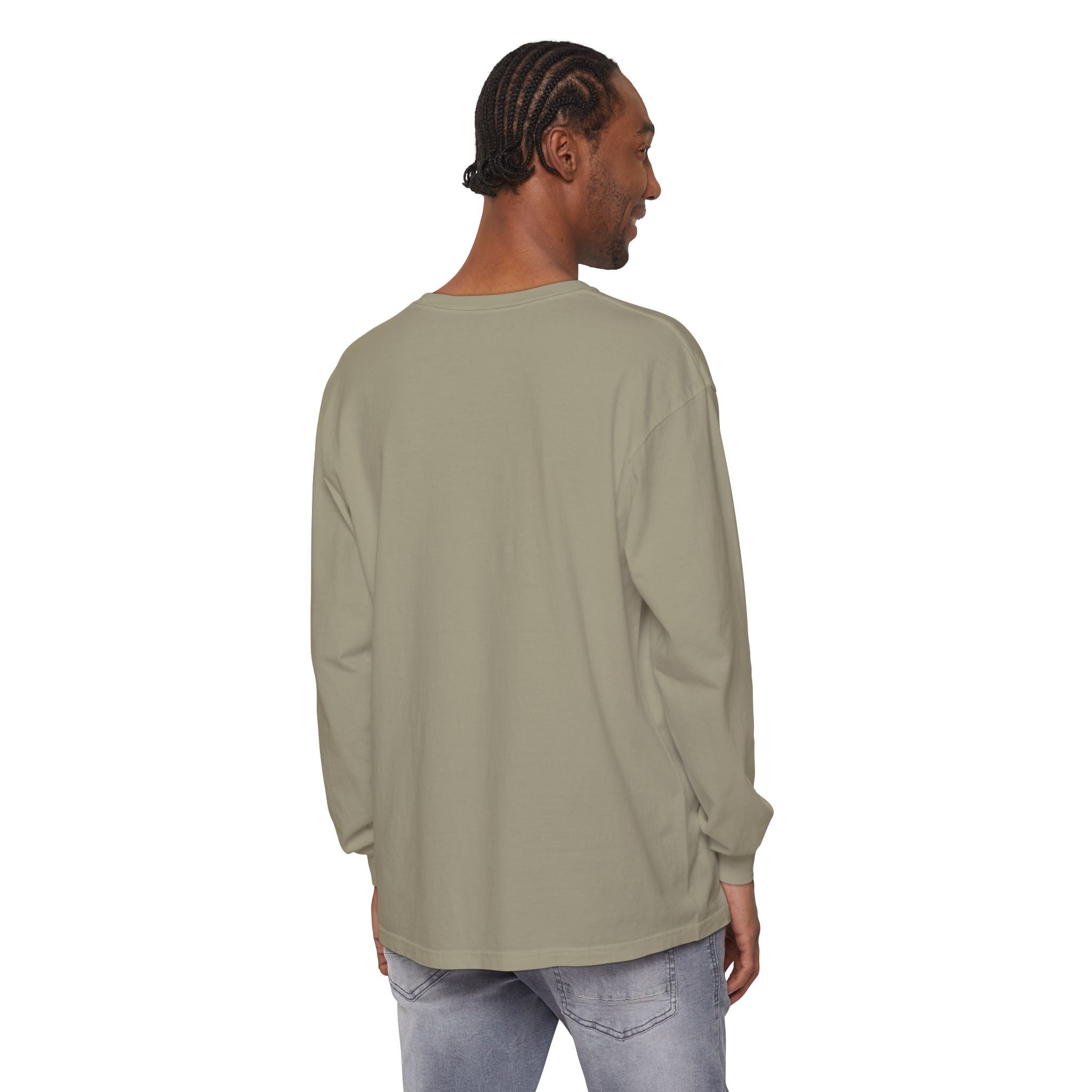 Christian Long Sleeve T-Shirt — "With God All Things Are Possible" (Matthew 19:26)