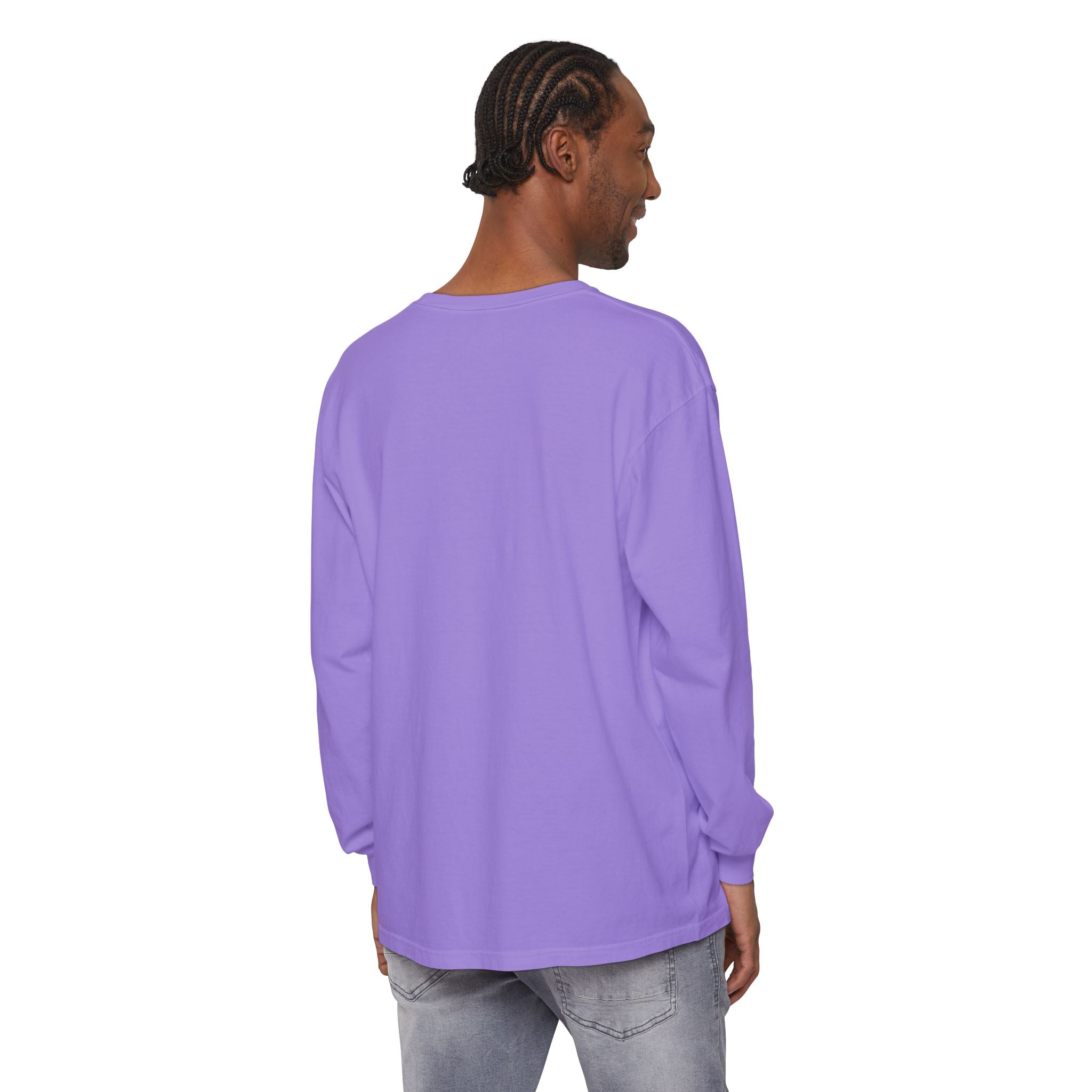 Christian Long Sleeve T-Shirt — "With God All Things Are Possible" (Matthew 19:26)